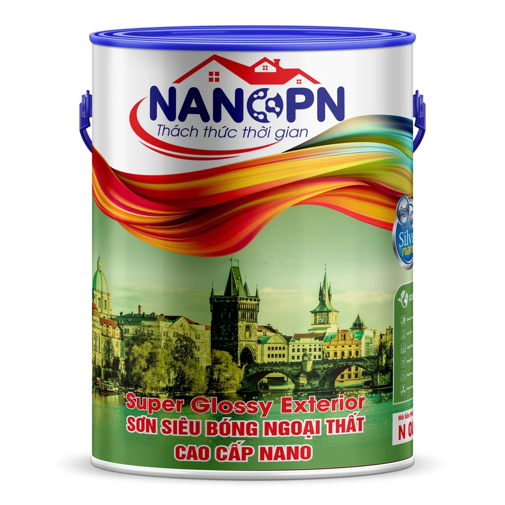 SƠN SIÊU BÓNG NGOẠI THẤT CAO CẤP NANO - N08